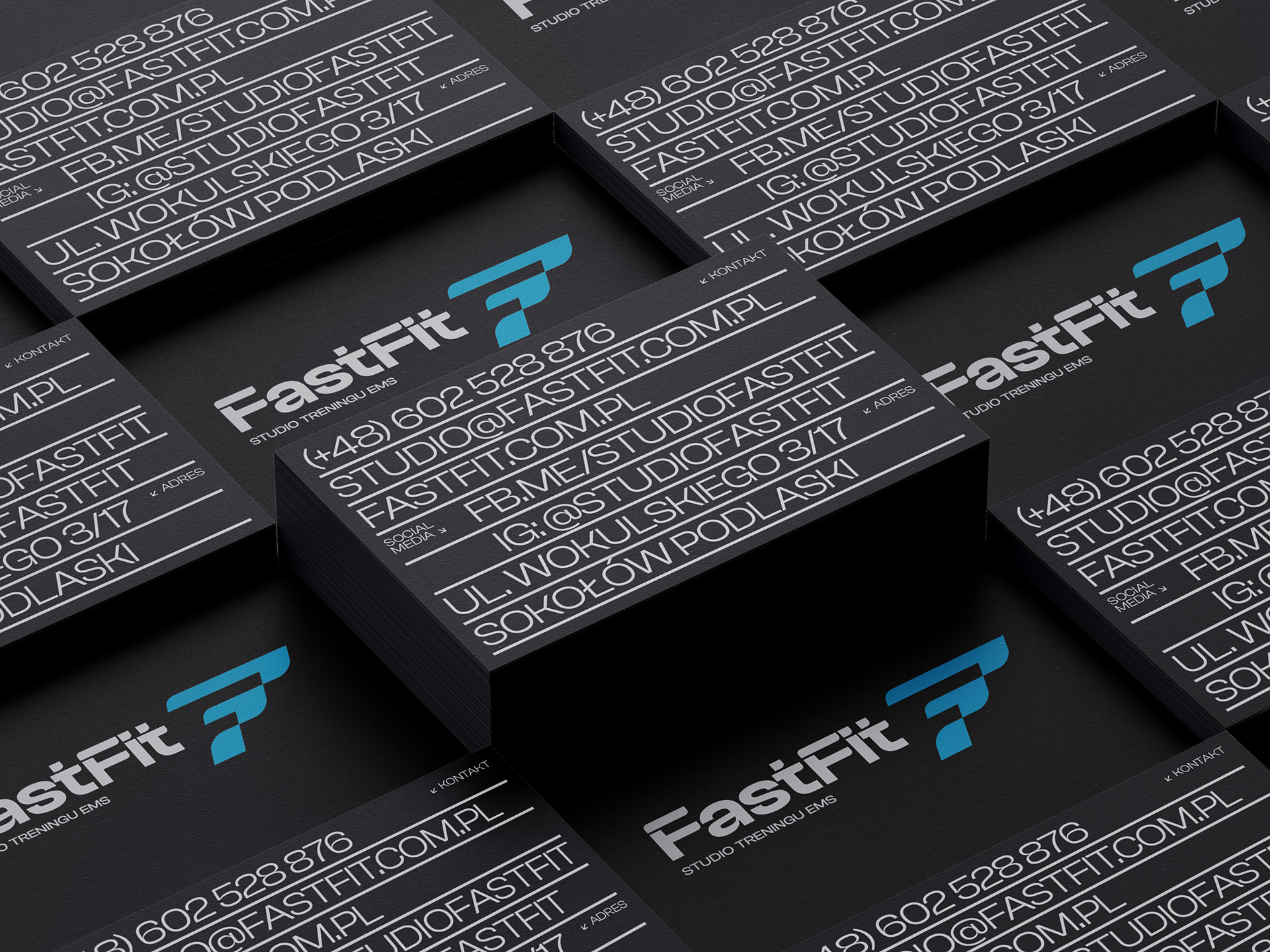 Fastfit, logo, brand, branding, designe, projekt graficzny, grafika, logotyp, grafik komputerowy, studio graficzne, identyfikacja wizualna, logo, Sokołów Podlaski.