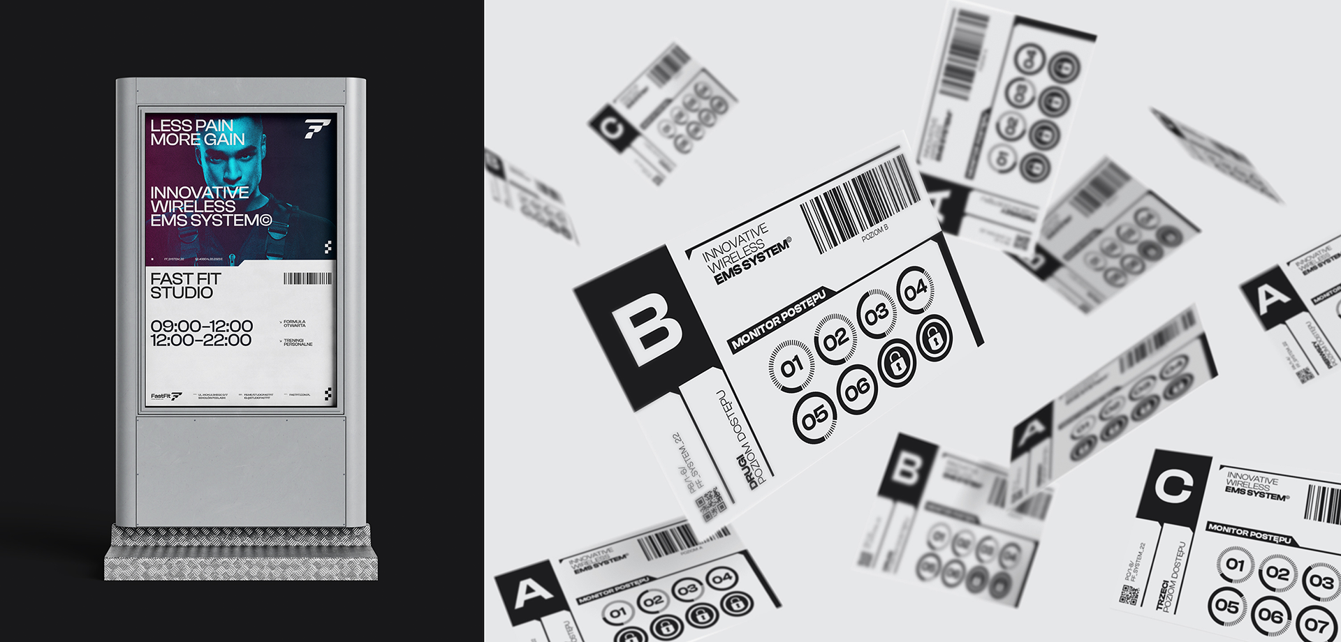 Fastfit, logo, brand, branding, designe, projekt graficzny, grafika, logotyp, grafik komputerowy, studio graficzne, identyfikacja wizualna, logo, Sokołów Podlaski.